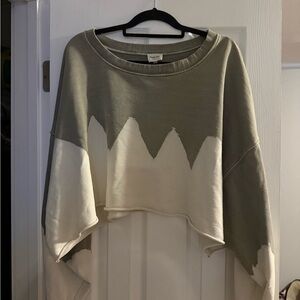Peach Love Cropped Sweatshirt